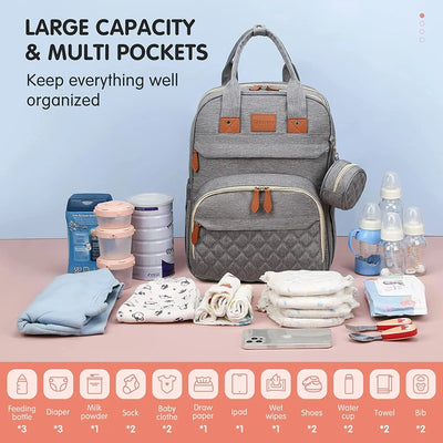 4-In-1 Baby Diaper Bag