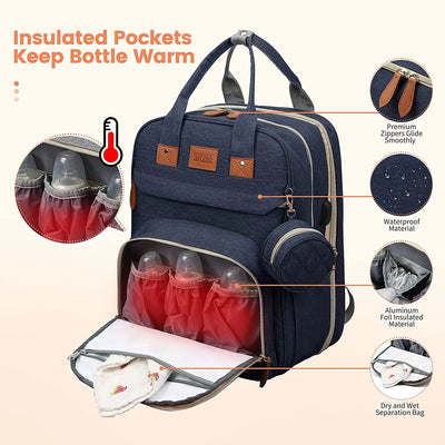 4-In-1 Baby Diaper Bag